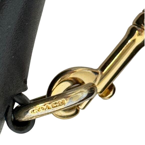 Coach Georgie Saddle Bag Terracotta Colorblock Signature Canvas Rivets Crossbody - Picture 14 of 16